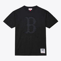 Boston Red Sox Mitchell & Ness Cooperstown Collection Phantom T-Shirt - Black - Mitchell & Ness on Sale