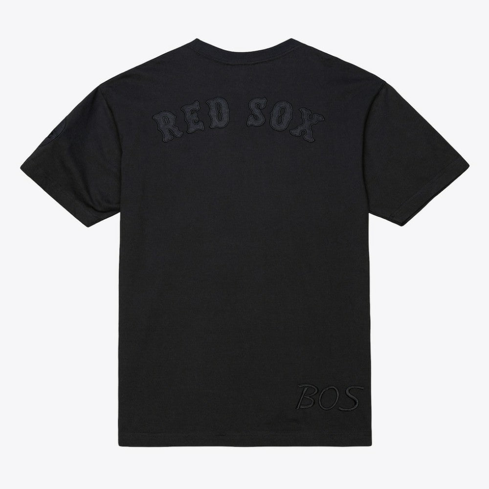 Boston Red Sox Mitchell & Ness Cooperstown Collection Phantom T-Shirt - Black - Mitchell & Ness on Sale