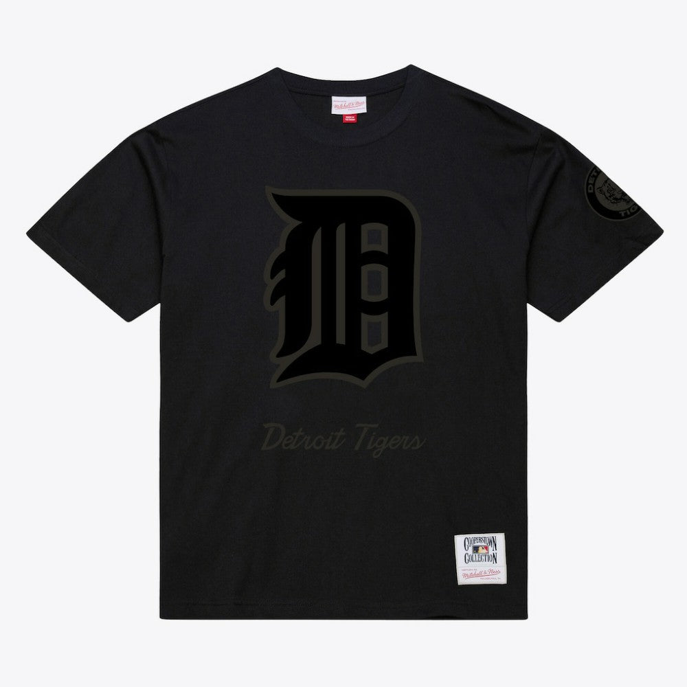 Detroit Tigers Mitchell & Ness Cooperstown Collection Phantom T-Shirt - Black - Mitchell & Ness Online