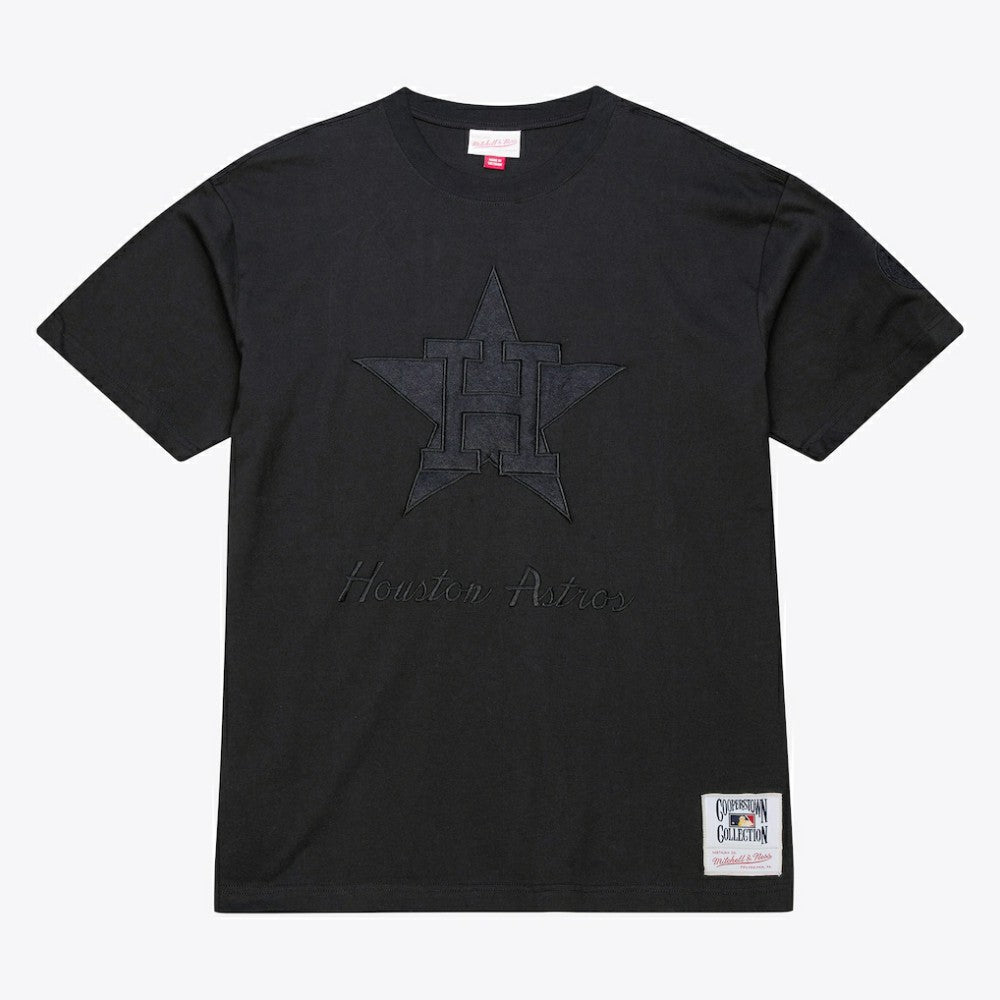 Houston Astros Mitchell & Ness Cooperstown Collection Phantom T-Shirt - Black - Mitchell & Ness on Sale