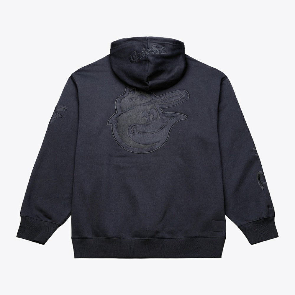 Baltimore Orioles Mitchell & Ness Phantom Fleece Hoodie - Black - Mitchell & Ness on Sale