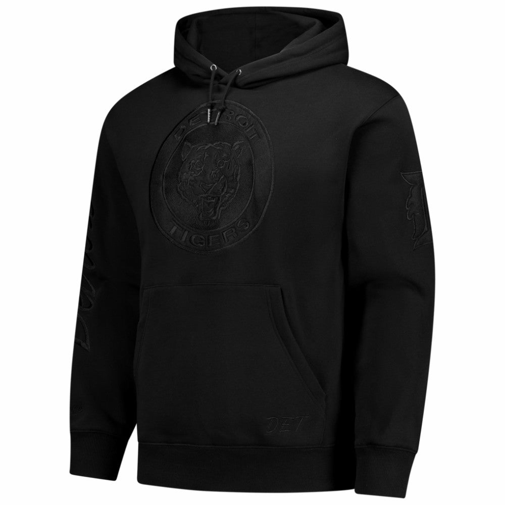 Detroit Tigers Mitchell & Ness Phantom Fleece Hoodie - Black - Mitchell & Ness Lifestyle
