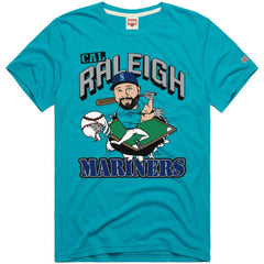 Cal Raleigh Seattle Mariners Homage Graphic Player T-Shirt - Teal - MLB Lifestyle