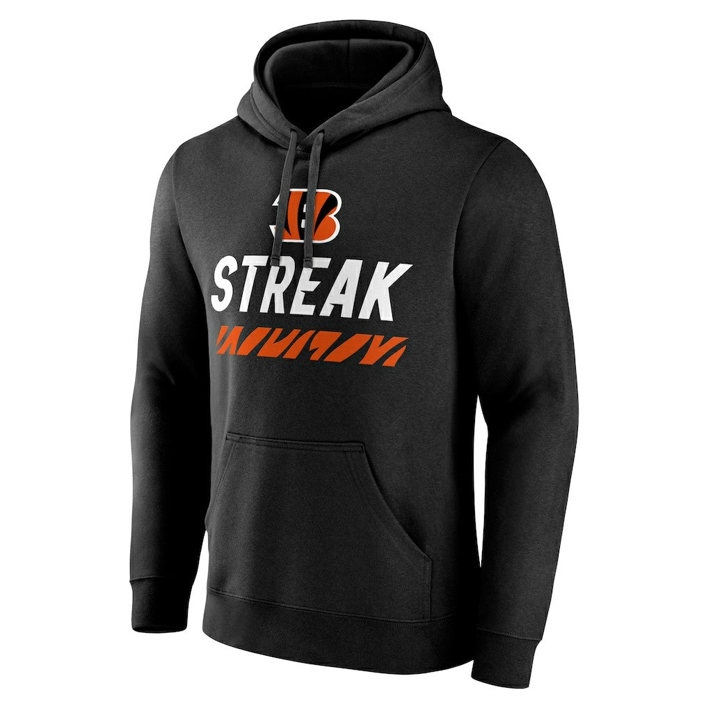 Cincinnati Bengals Streak Pullover Hoodie Black