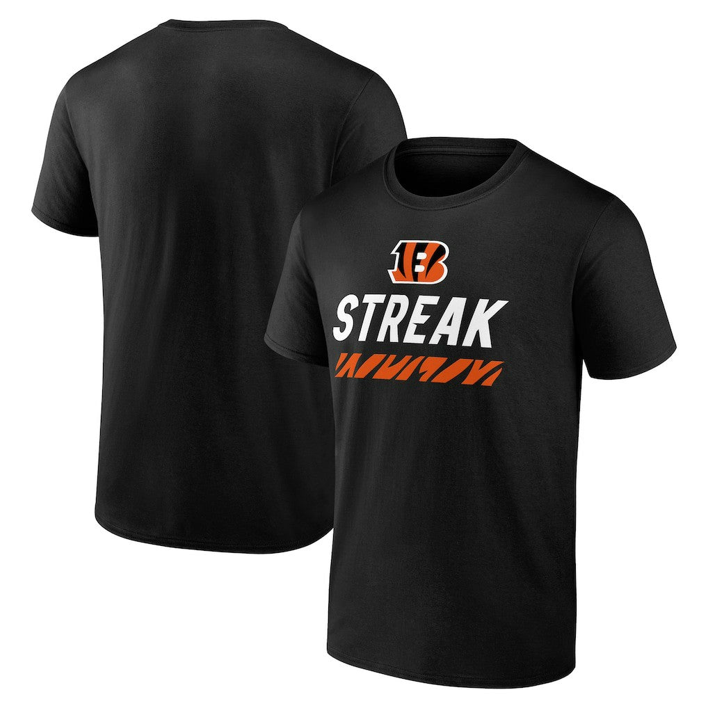 Cincinnati Bengals Streak T-Shirt Black