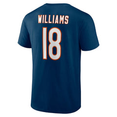 Caleb Williams Chicago Bears Icon Name & Number T-Shirt Navy