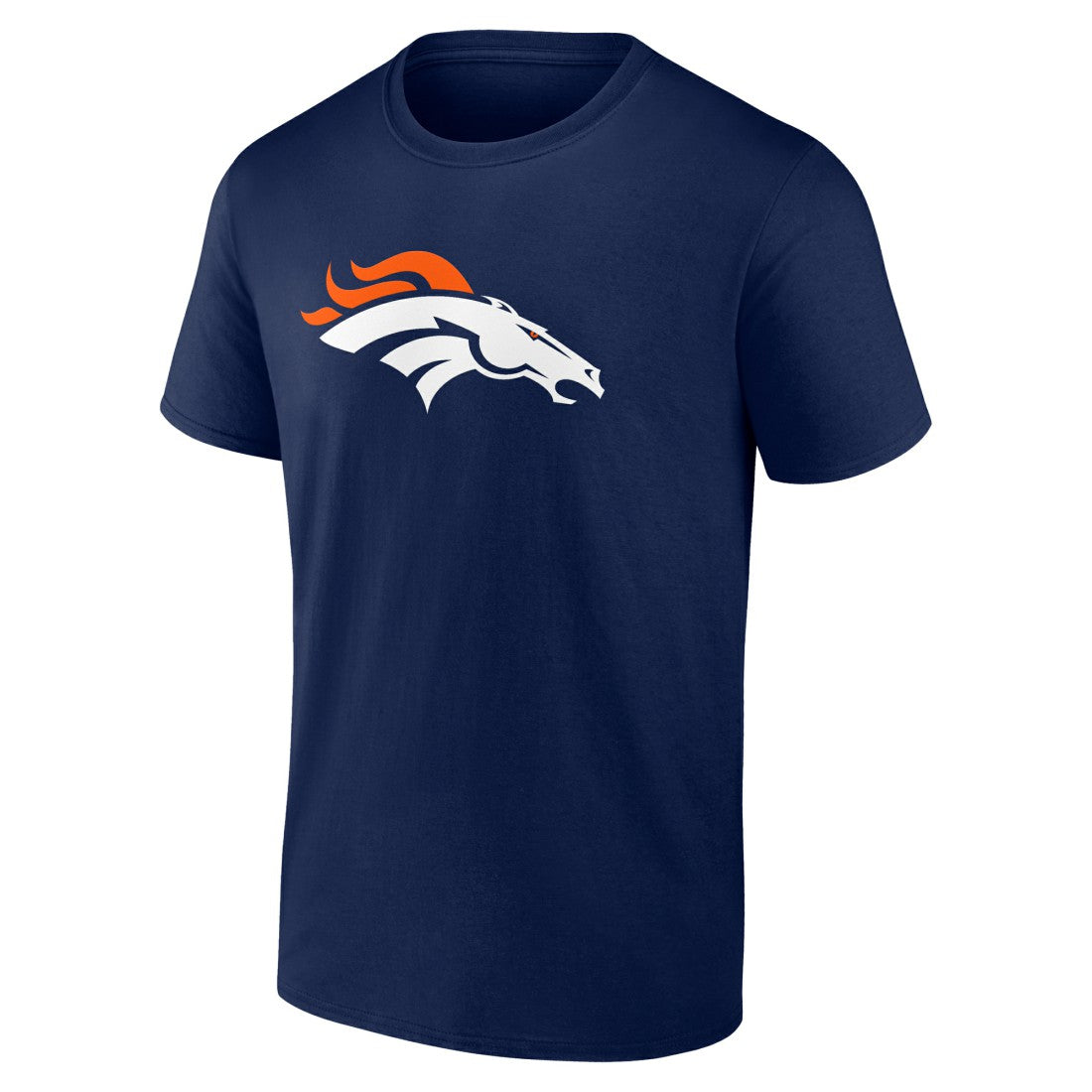 Bo Nix Denver Broncos Icon Name & Number T-Shirt Navy
