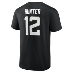 Travis Hunter Jacksonville Jaguars Icon Name & Number T-Shirt Black