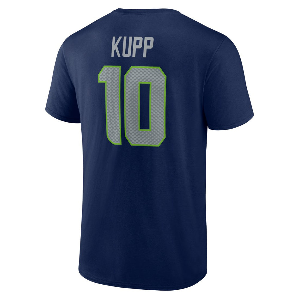 Cooper Kupp Seattle Seahawks Icon Name & Number T-Shirt College Navy