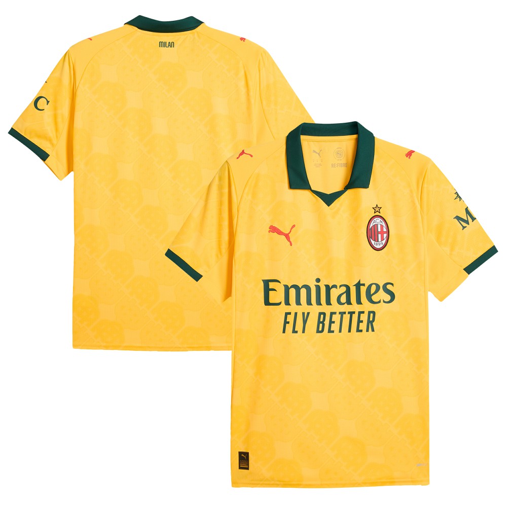 AC Milan 2025/26 Third Replica Jersey Yellow - Puma
