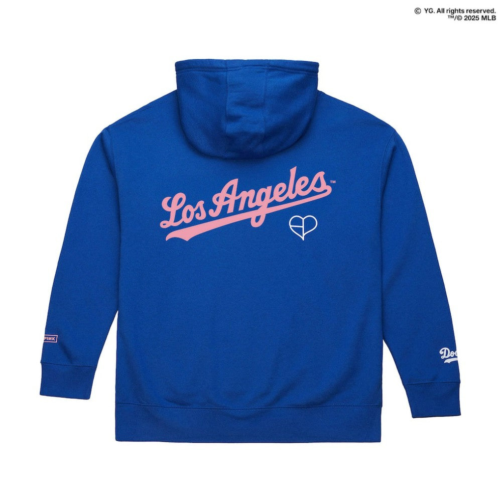 Los Angeles Dodgers Mitchell & Ness x BLACKPINK  Pullover Hoodie - Royal - Limited Edition - Mitchell & Ness Lifestyle