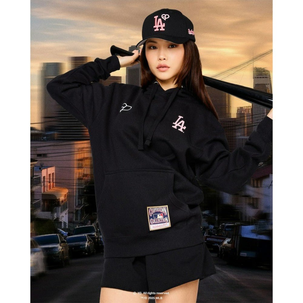 Los Angeles Dodgers Mitchell & Ness x BLACKPINK  Pullover Hoodie - Black - Limited Edition - Mitchell & Ness Sale