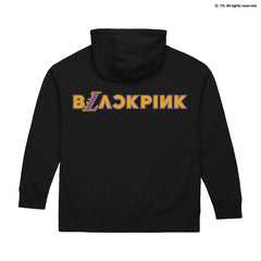 Los Angeles Lakers x BLACKPINK Pullover Hoodie Black Limited Edition | Mitchell & Ness US