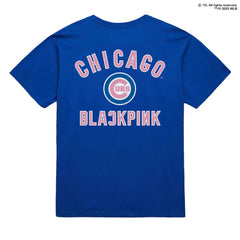 Chicago Cubs Mitchell & Ness x BLACKPINK  T-Shirt - Royal - Limited Edition - Mitchell & Ness Sale
