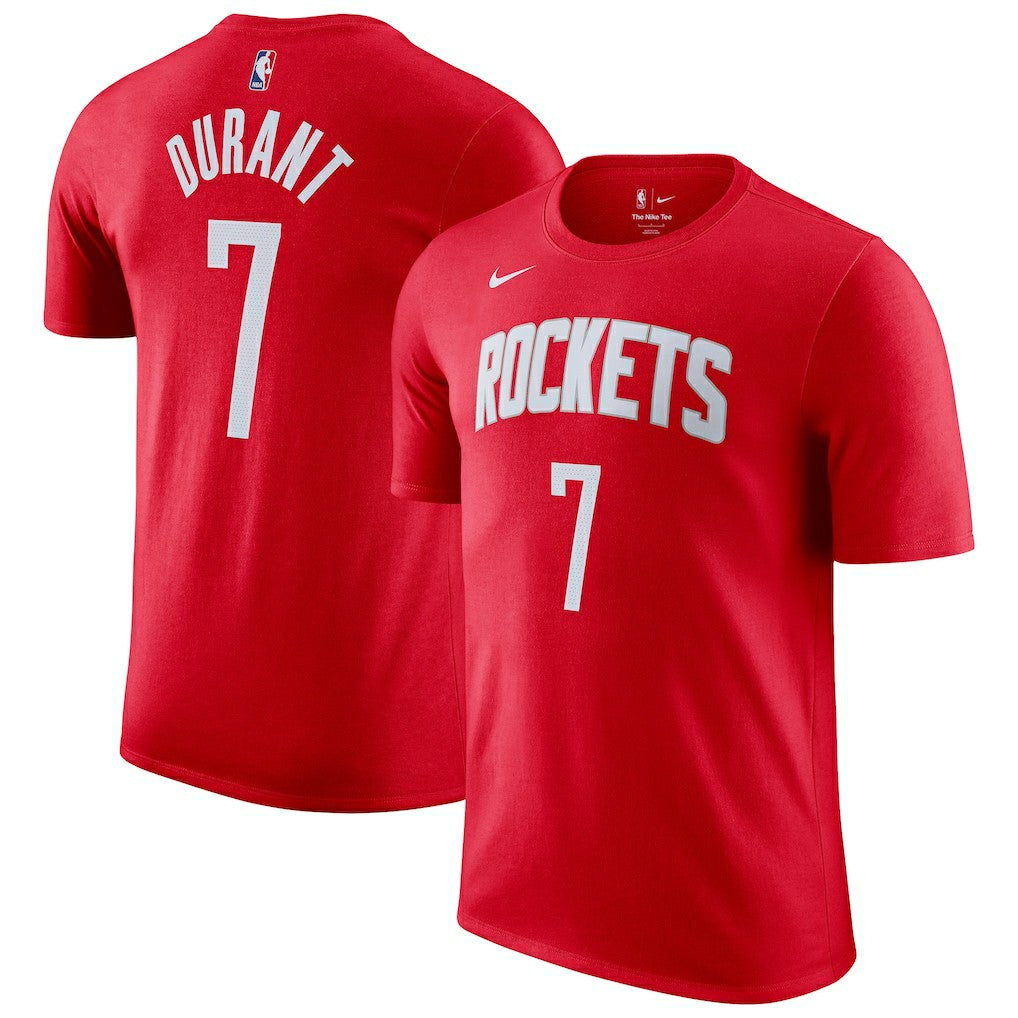 Kevin Durant Houston Rockets Icon Edition Name & Number T-Shirt for sale Red | Nike discount