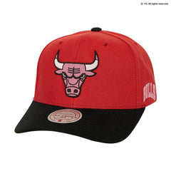 Chicago Bulls x BLACKPINK Pro Crown Snapback Hat Red Limited Edition | Mitchell & Ness discount