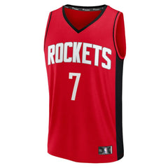 Kevin Durant Houston Rockets Youth Fast Break Replica Player Jersey Icon Edition Red | Fanatics US