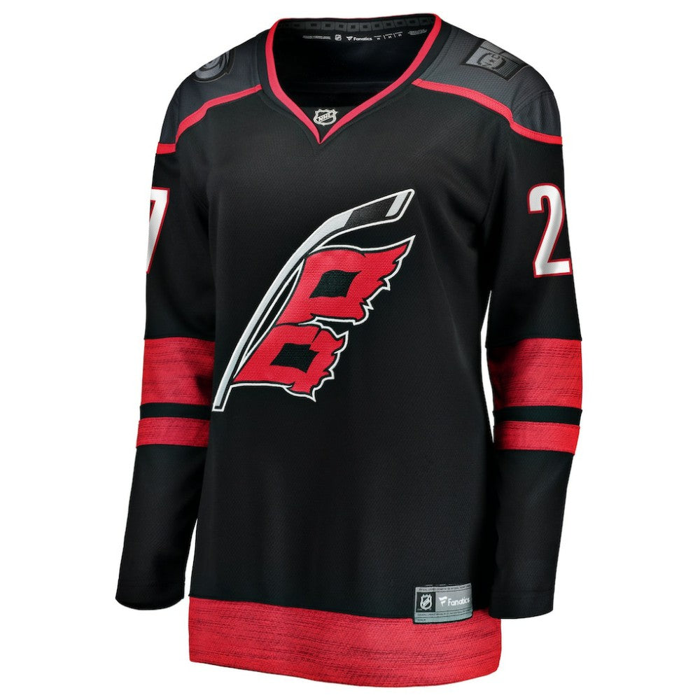 Nikolaj Ehlers Carolina Hurricanes Fanatics Women's Home Breakaway Jersey - Black - NHL 203286196