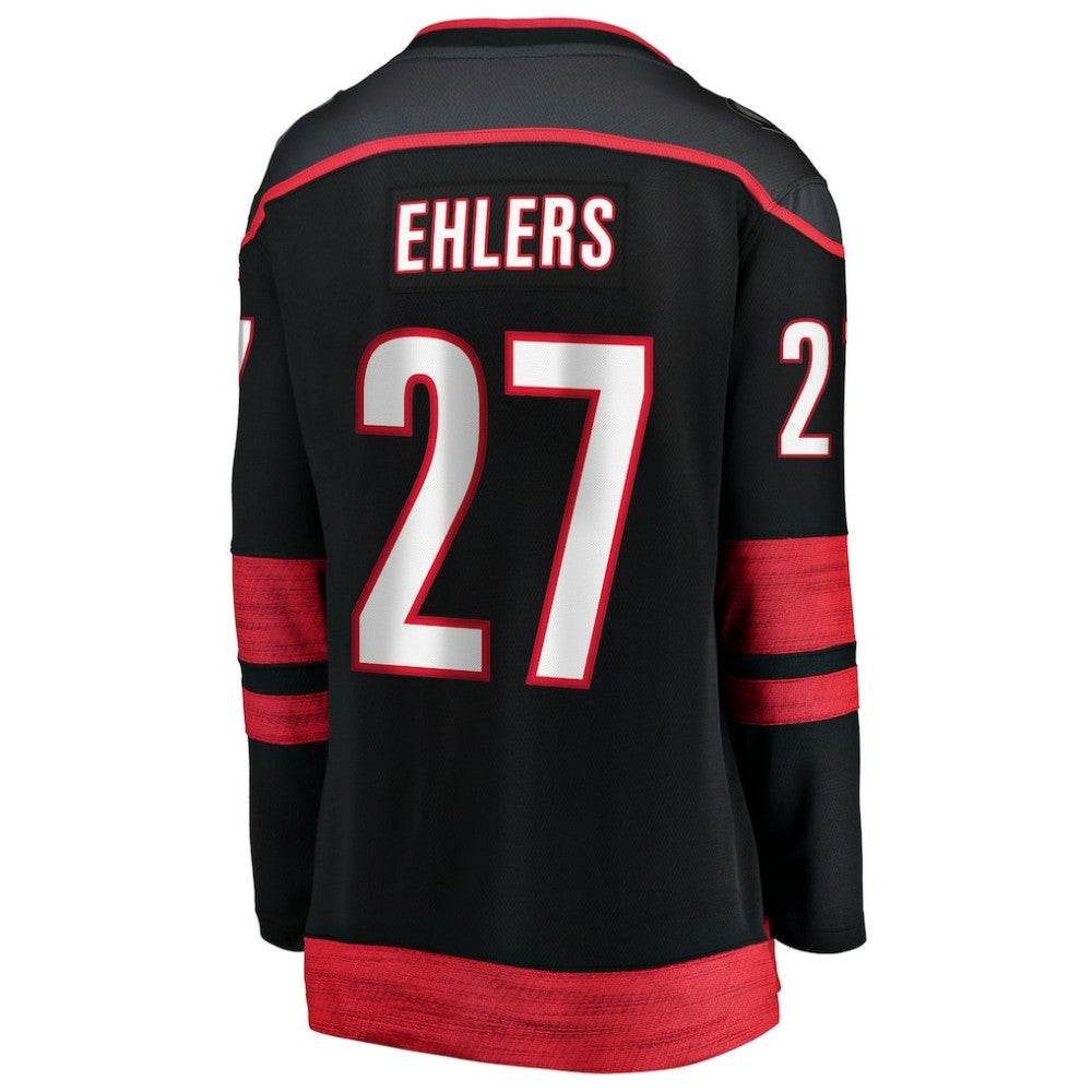 Nikolaj Ehlers Carolina Hurricanes Fanatics Women's Home Breakaway Jersey - Black - NHL 203286196