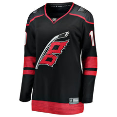 K'Andre Miller Carolina Hurricanes Fanatics Women's Home Breakaway Jersey - Black - NHL 203286198