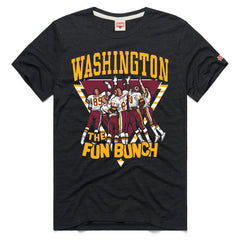 Washington Commanders Homage The Fun Bunch Tri-Blend T-Shirt Charcoal