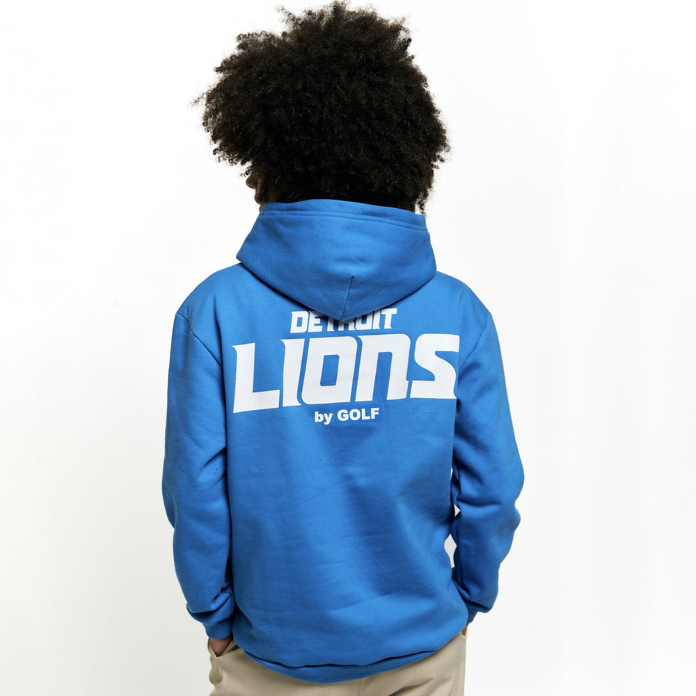 Detroit Lions Golf Wang Unisex Cutout Hoodie Blue