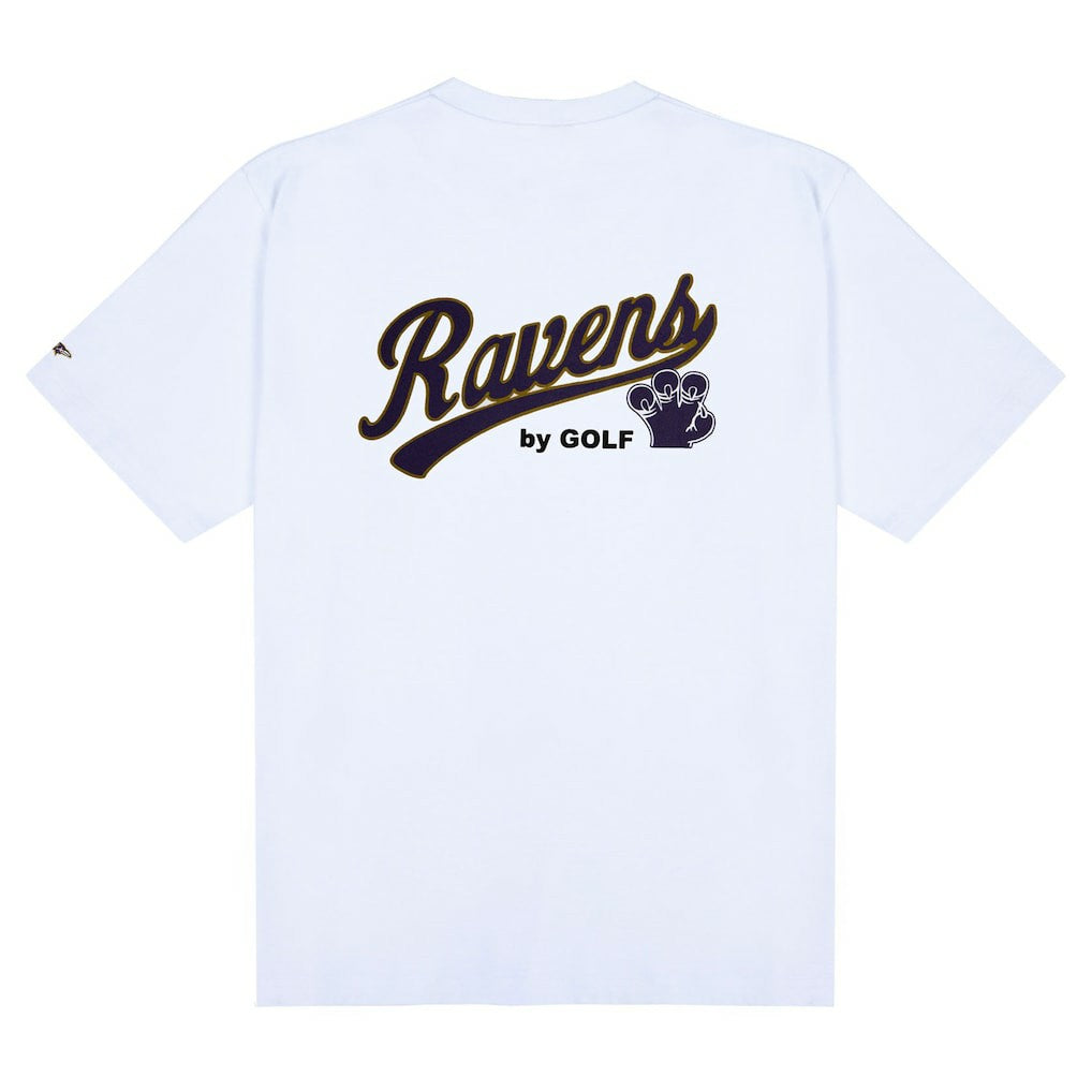 Baltimore Ravens Golf Wang Unisex Cutout T-Shirt White