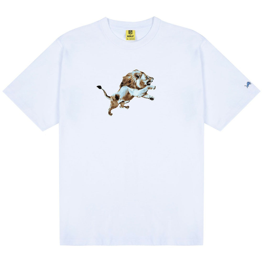 Detroit Lions Golf Wang Unisex Cutout T-Shirt White