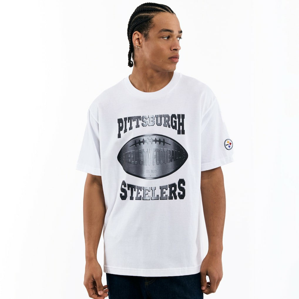 Pittsburgh Steelers Golf Wang Unisex Cutout T-Shirt White
