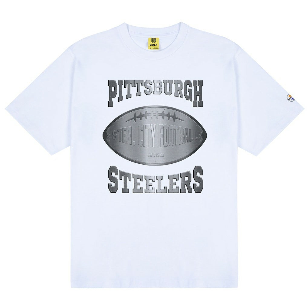 Pittsburgh Steelers Golf Wang Unisex Cutout T-Shirt White