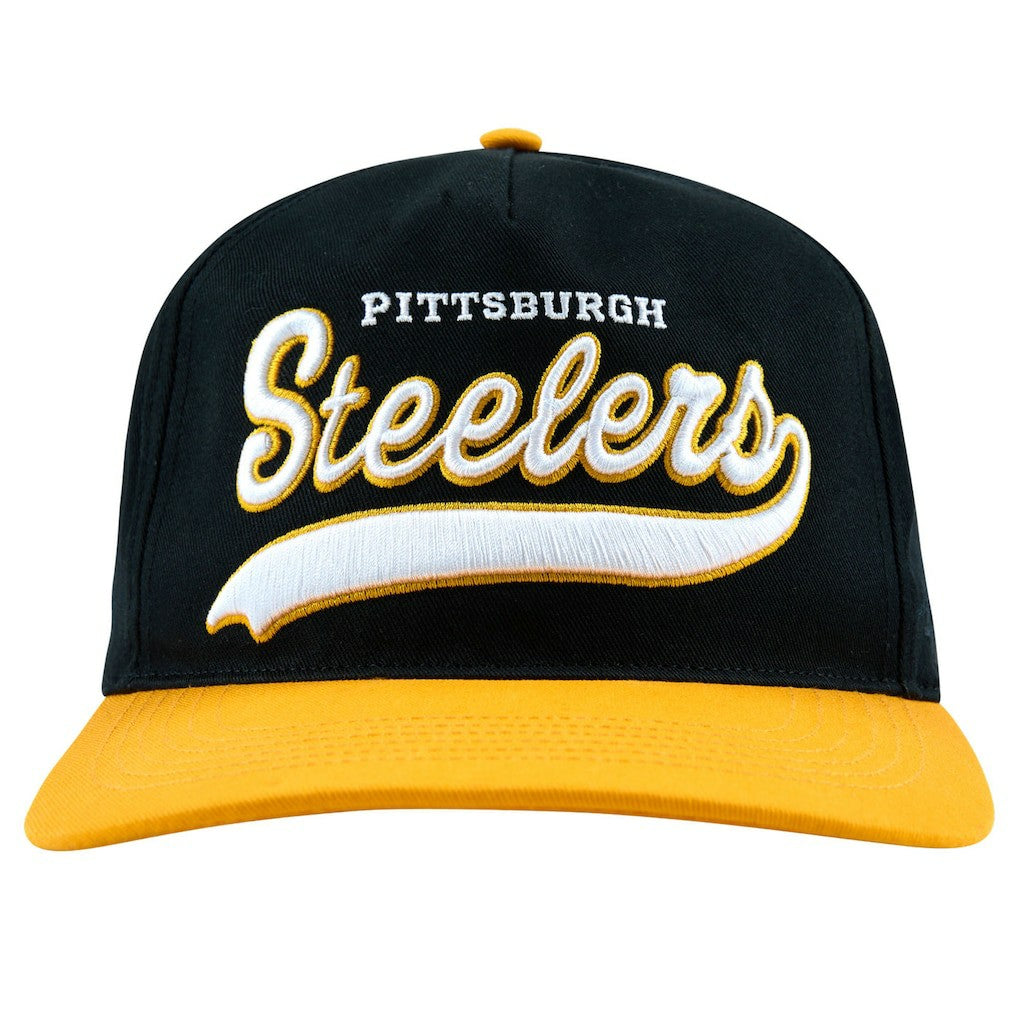 Pittsburgh Steelers Golf Wang Unisex Snapback Hat Black/Gold