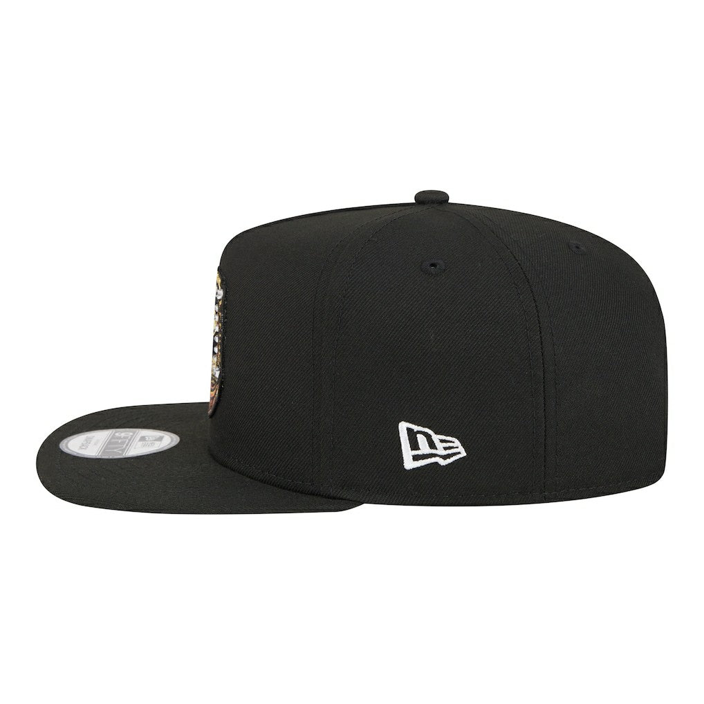 New England Patriots New Era Super Bowl Ring 9FIFTY A-Frame Adjustable Hat Black