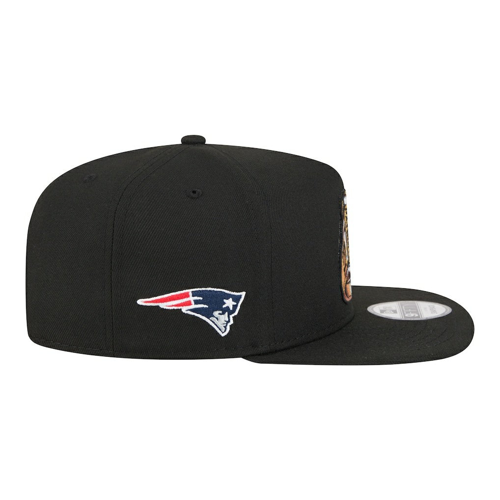 New England Patriots New Era Super Bowl Ring 9FIFTY A-Frame Adjustable Hat Black