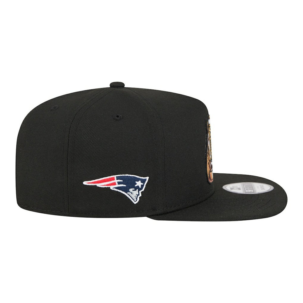New England Patriots New Era Super Bowl Ring 9FIFTY A-Frame Adjustable Hat Black