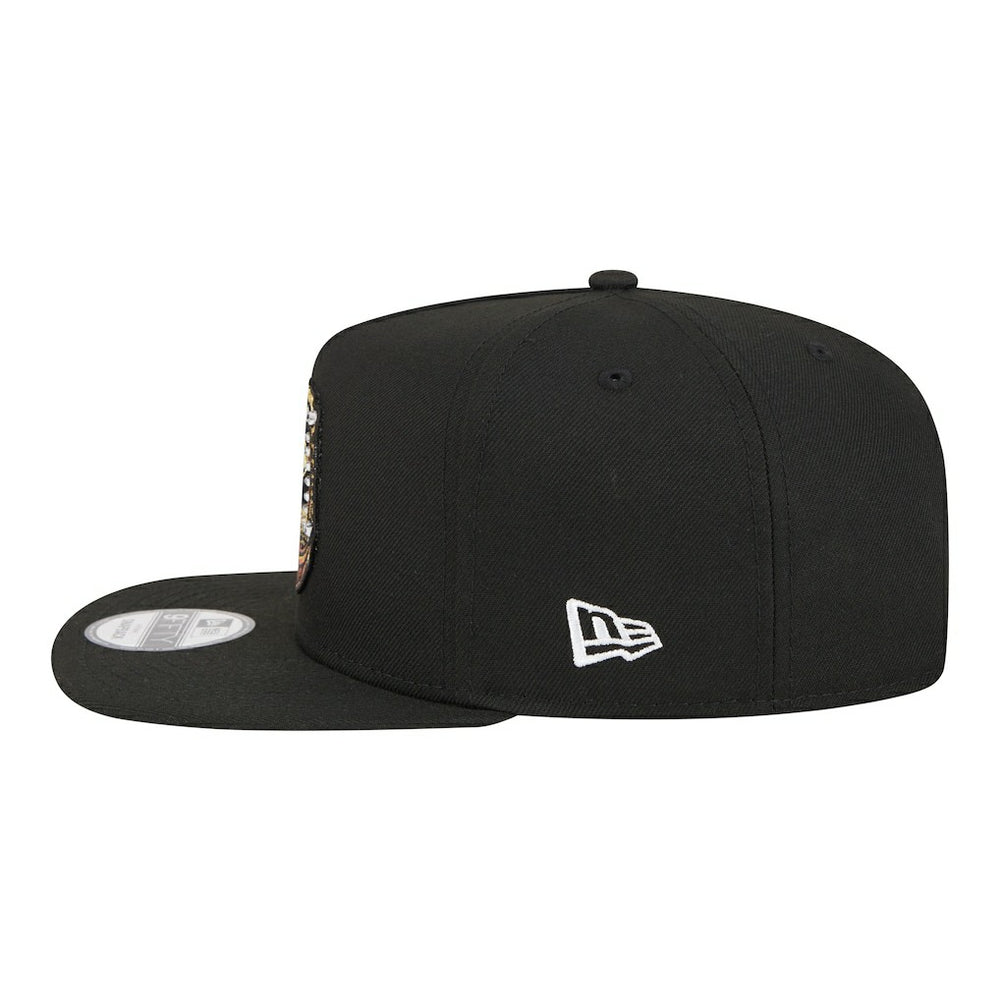 New York Giants New Era Super Bowl Ring 9FIFTY A-Frame Adjustable Hat Black