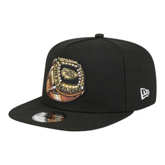 Kansas City Chiefs New Era Super Bowl Ring 9FIFTY A-Frame Adjustable Hat Black