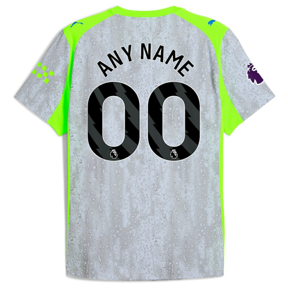 Manchester City 2025/26 Third Custom Jersey Green/Neon Green - Puma Discount