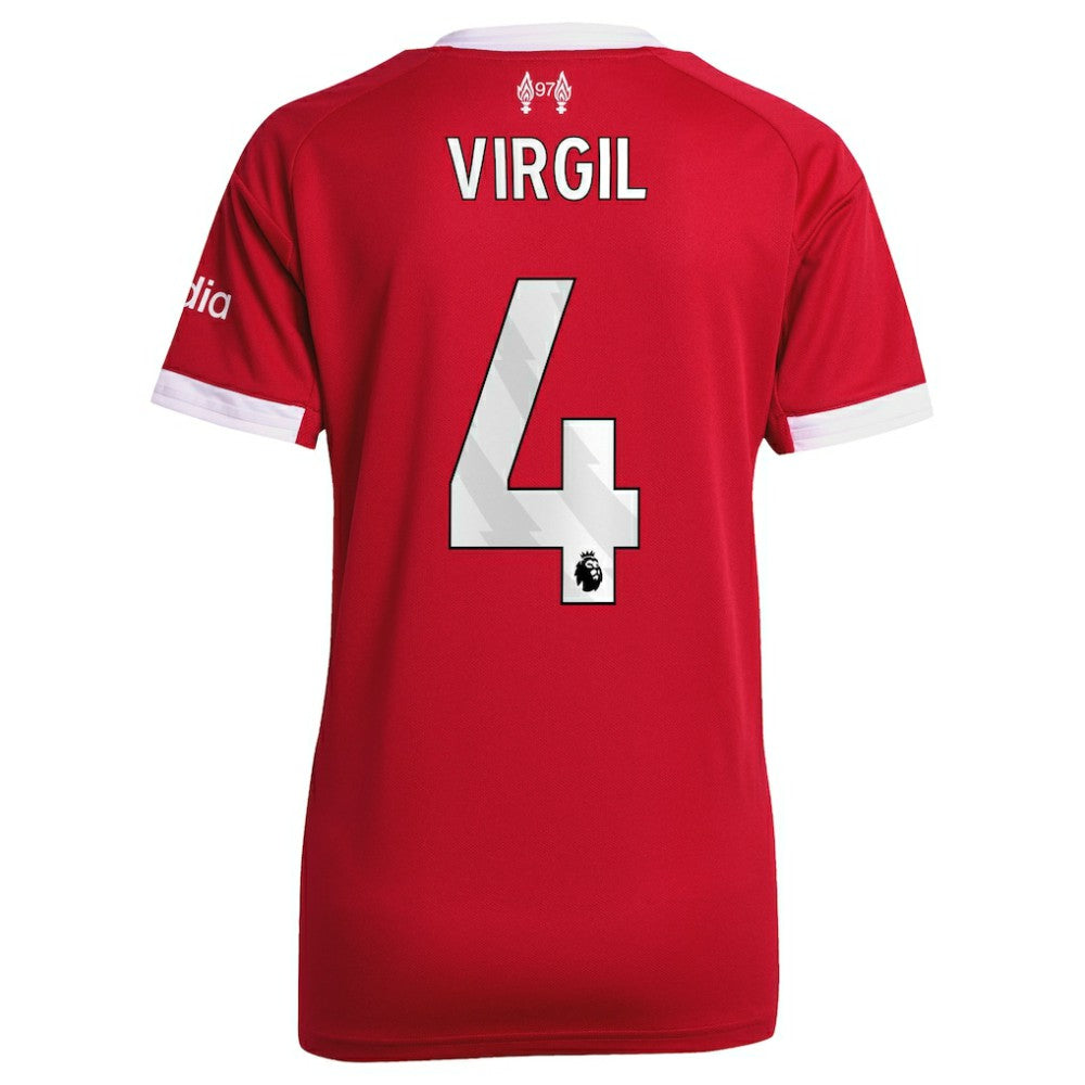 Virgil van Dijk Liverpool Women's 2025/26 Home Replica Jersey Red - Adidas Discount