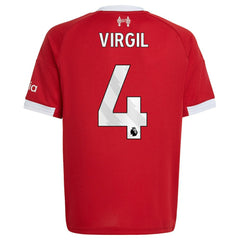 Virgil van Dijk Liverpool Youth 2025/26 Home Replica Jersey Red - Adidas sale