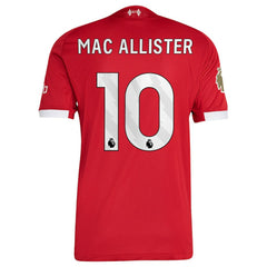 Alexis Mac Allister Liverpool 2025/26 Home Jersey Red - Adidas Discount