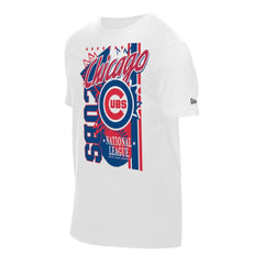 Chicago Cubs New Era Big Graphic Domestic T-Shirt - White - New Era on Sale