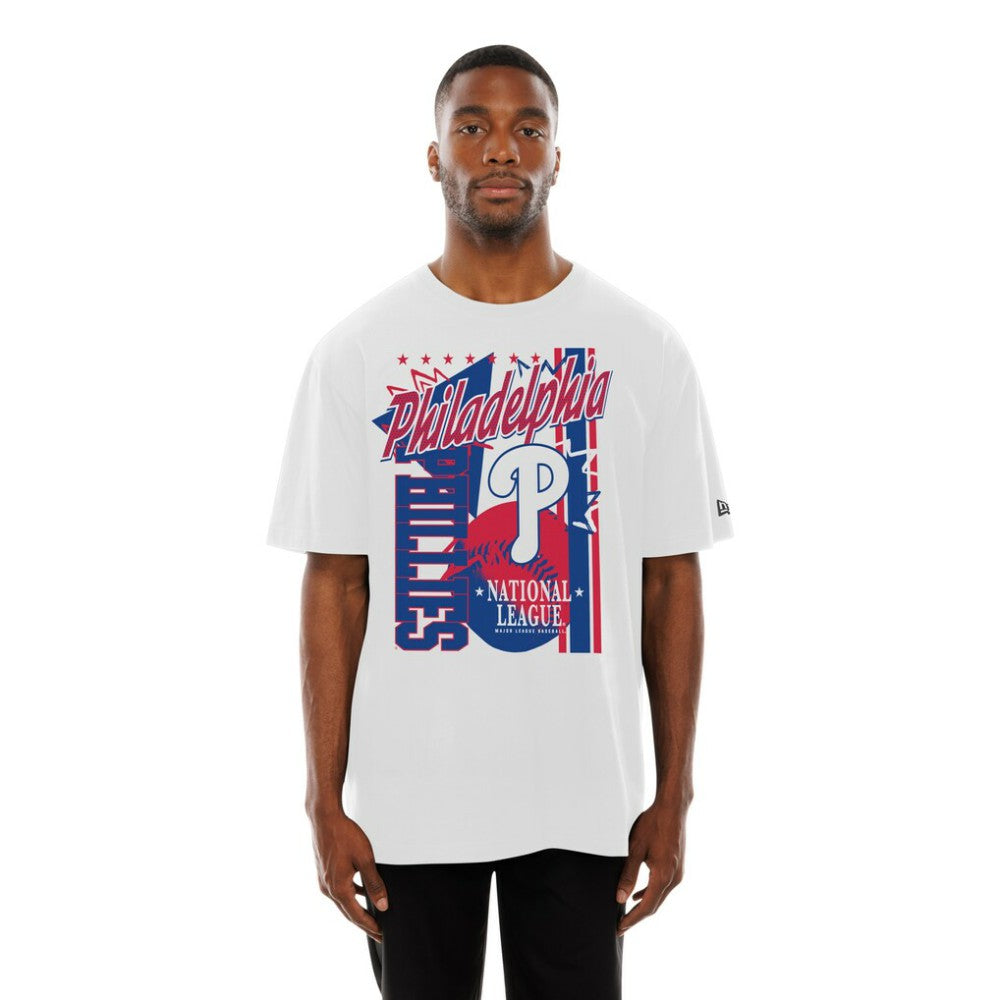 Philadelphia Phillies New Era Big Graphic Domestic T-Shirt - White - New Era Lifestyle
