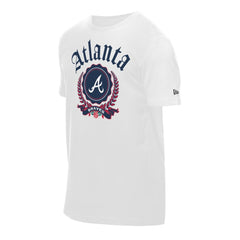 Atlanta Braves New Era Fleur Domestic T-Shirt - White - New Era on Sale