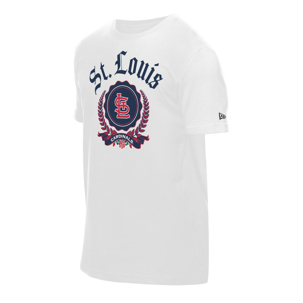 St. Louis Cardinals New Era Fleur Domestic T-Shirt - White - New Era Discount