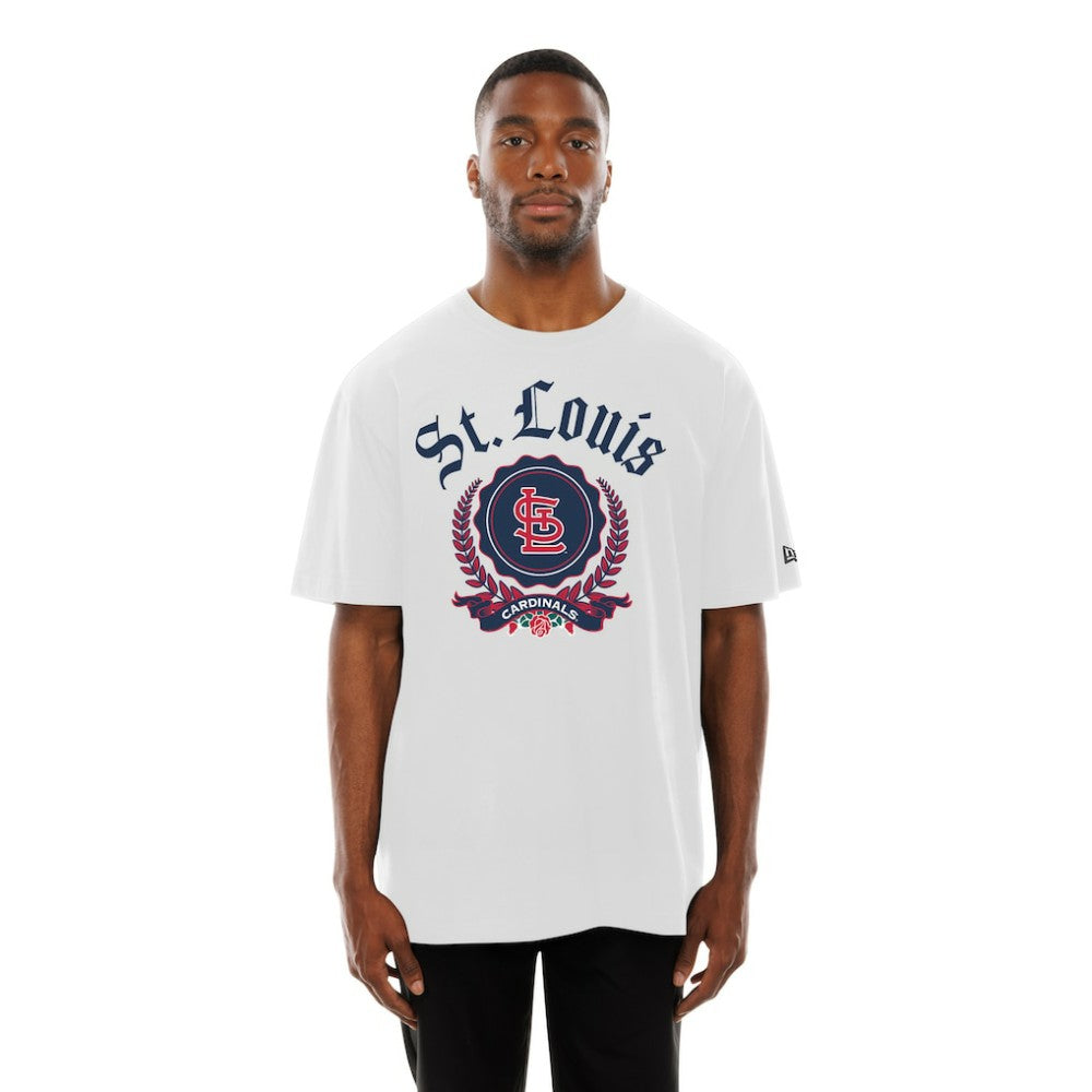 St. Louis Cardinals New Era Fleur Domestic T-Shirt - White - New Era Discount