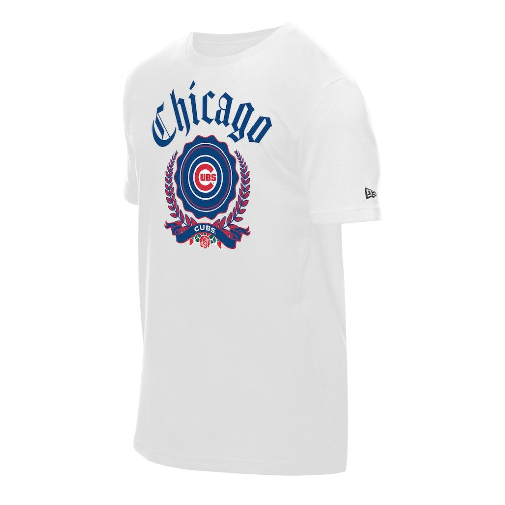 Chicago Cubs New Era Fleur Domestic T-Shirt - White - New Era Online