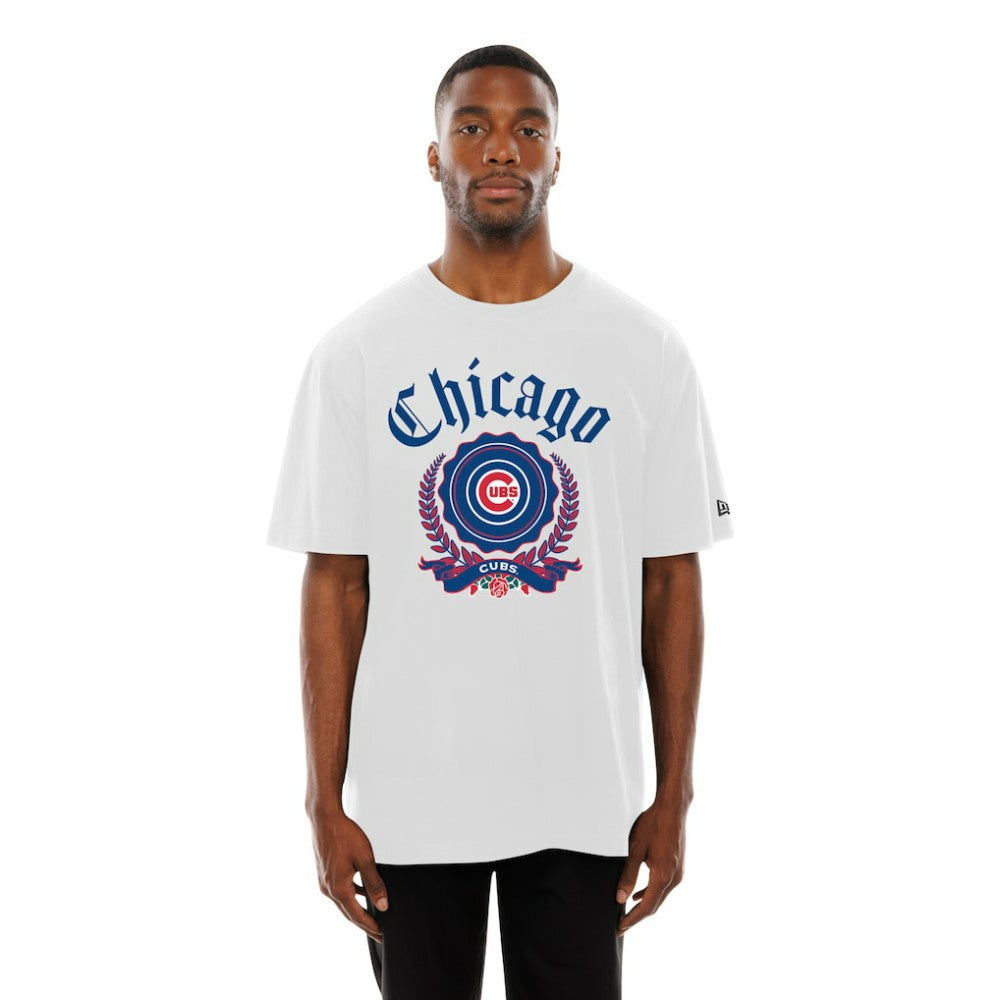 Chicago Cubs New Era Fleur Domestic T-Shirt - White - New Era Online