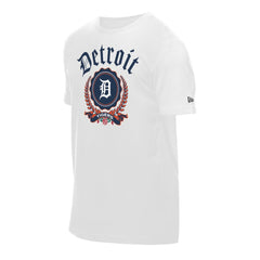 Detroit Tigers New Era Fleur Domestic T-Shirt - White - New Era on Sale