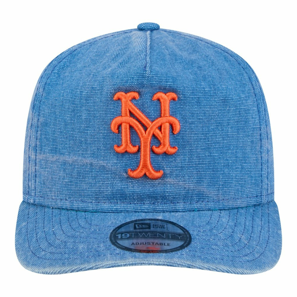 New York Mets New Era Throwback Denim Classic 19TWENTY Adjustable Hat - Royal - New Era Lifestyle