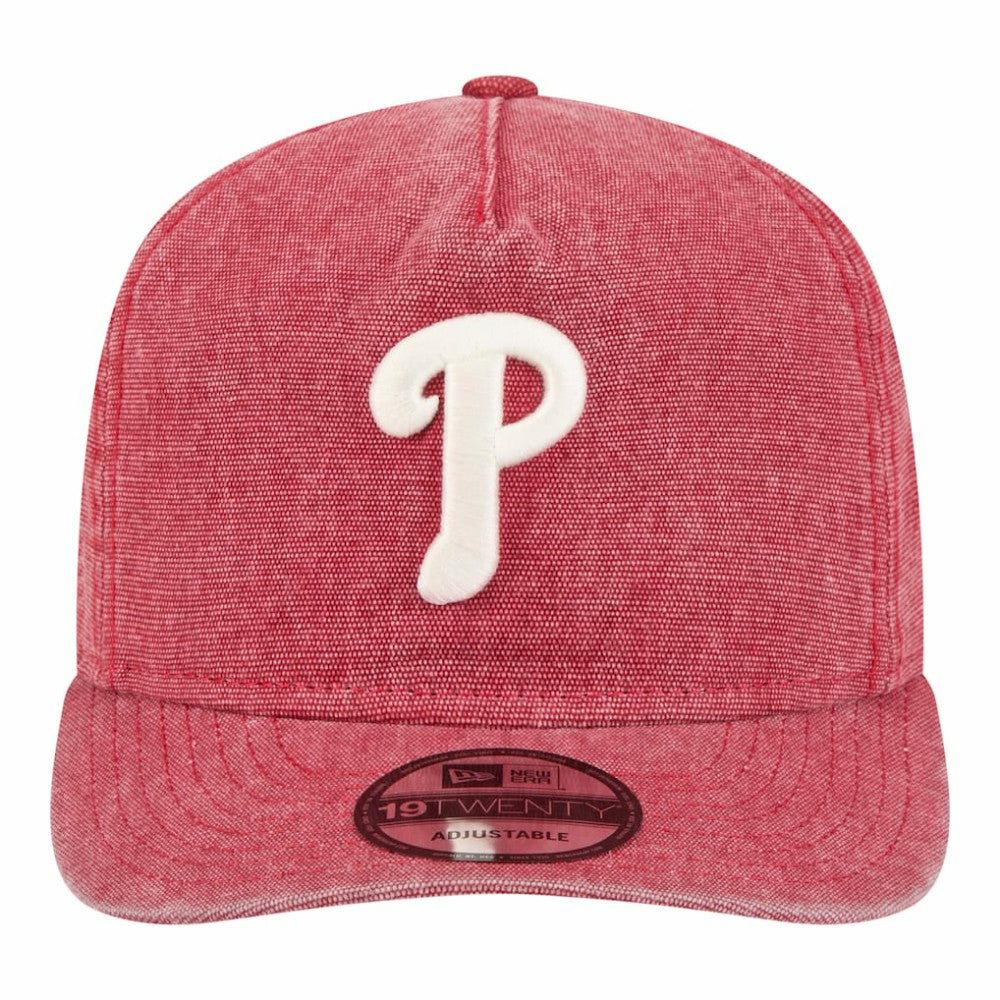 Philadelphia Phillies New Era  Denim Classic 19TWENTY Adjustable Hat - Red - New Era Lifestyle
